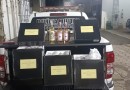 Polícia Militar apreende 79 garrafas de vinho sem documentação aduaneira