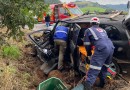 Grave colisão é registrada na área rural de Coronel Vivida