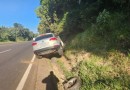 Condutor fica ferido em acidente na PR-182