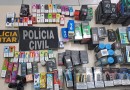 Polícias Civil e Militar apreendem 280 cigarros eletrônicos e prendem dois comerciantes em flagrante durante operação Cidade Segura