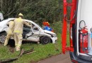 Colisão entre três veículos deixa pessoas feridas na PR-180