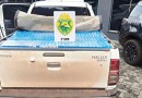 Operação conjunta prende dois homens e apreende carga de cigarros contrabandeados