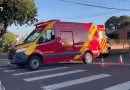 Acidente no Coqueiral deixa motociclista com suspeita de fratura na perna