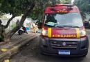 Homem fica ferido em queda de moto registrada do Bairro Cristo Rei