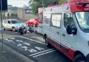 Pedestre é atropelada na faixa de pedestres