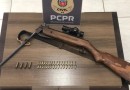 Polícia Civil apreende arma e munições durante operação contra violência doméstica