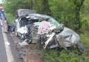 Mulher morre após automóvel sair da pista e colidir em árvore na PR 182