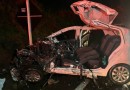 Grave acidente entre carro e caminhão deixa um morto, na PR 280