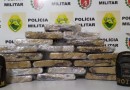 Mulher é presa e mais de 20 Kg de maconha é apreendida em abordagem a ônibus