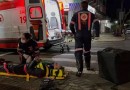 Acidente entre caminhonete e motocicleta deixa ferido no Bairro Cango