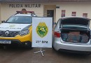 Veículo abandonado com quase 200kg de maconha é apreendido pela PM