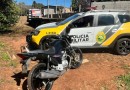 Moto furtada na noite de sábado é recuperada pela PM