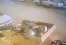 Caminhonete é furtada em frente à APAC no centro de Barracão; ação foi registrada por câmeras
