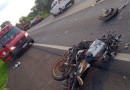 Motociclista morre em acidente com caminhão na BR 158