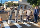 Sinalização horizontal está sendo refeita nas ruas Londrina e Maringá