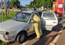 Mulher fica ferida em acidente em Francisco Beltrão