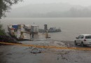 Veículo cai no Rio Uruguai e Bombeiros buscam vítimas