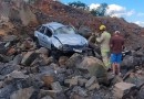 Motorista fica ferido após automóvel sair da pista na PR-180