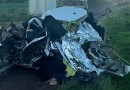 Quatro pessoas perdem a vida em colisão envolvendo um carro e dois caminhões na PR 182