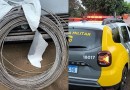 Homem é preso após furtar fios elétricos de caminhonete de empresa de serviços