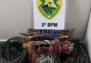 Homens são presos por furto e receptação de fios elétricos