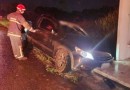 Acidente na PR 483 deixa duas pessoas feridas