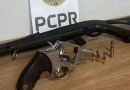 Polícia prende homem e apreende duas armas de fogo