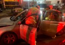 Condutora fica ferida após colisão traseira