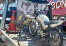 PM apreende motocicleta irregular no centro