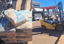 Polícia Militar apreende carga de cimento em ocorrência de descaminho