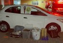 Jovem é preso com drogas em carro durante abordagem, no Paraná