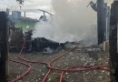 Incêndio consome casa de madeira
