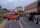 Dois homens morrem em engavetamento envolvendo seis veículos na BR-277, em Guarapuava