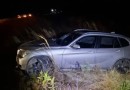 Motorista fica ferido após carro sair da pista na PRC-280