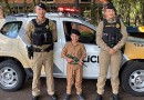 Policiais Militares participam de festa de aniversário de admirador da PM