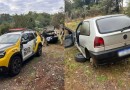 Veículo furtado é encontrado depenado