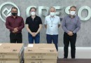 Cresol Tradição faz entrega oficial de materiais hospitalares para Beltrão