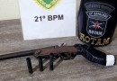 Homem é preso pela ROTAM por porte de arma de fogo e munições