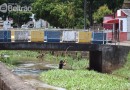 Homem é visto  pescando no rio Lonqueador