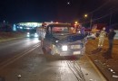 Três pessoas ficam feridas após colisão na Avenida Natalino Faust