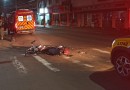 Adolescente sofre ferimentos graves em colisão entre carro e moto