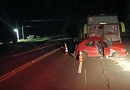 Jovem morre em acidente com ônibus em trevo da PR-466