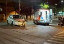 Colisão entre carro e moto deixa homem ferido no bairro Cango