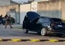 Bombeiros encontram corpo em porta-malas após serem acionados para combater incêndio em veículo