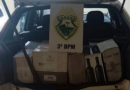 Polícia Militar apreende veículo carregado com 50 caixas de vinho estrangeiro