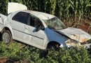 Capotamento deixa uma pessoa ferida na PR-475