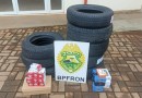 BPFRON apreende veículo carregado em Santo Antônio do Sudoeste