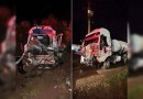 Colisão entre van e caminhão termina com duas mortes e um ferido grave no PR