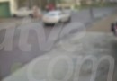 Imagens mostram confusão e momento que jovem é atropelada em Cascavel