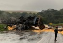 Grave acidente envolve caminhões entre Mariópolis e Pato Branco; uma pessoa morreu